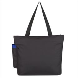 Black with Royal Blue Trim Back